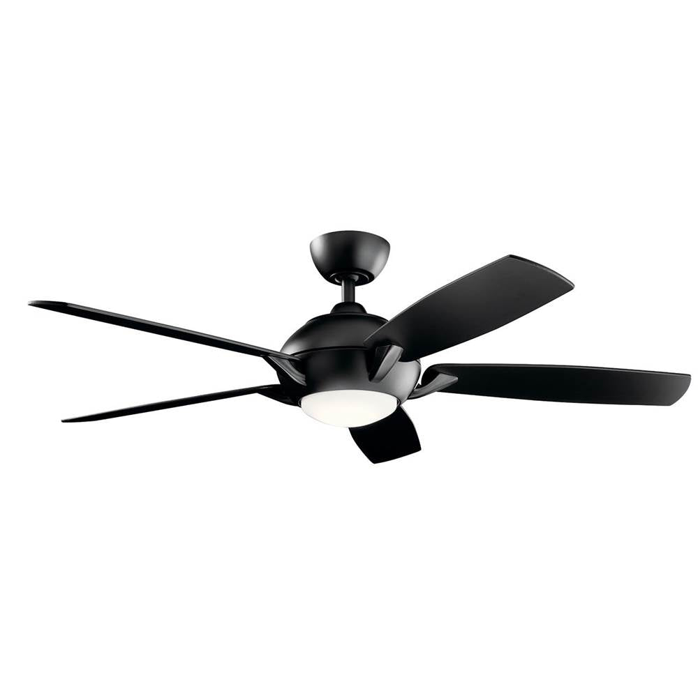 KICHLER 330001SBK Geno LED 3000K 54" Fan Satin Black