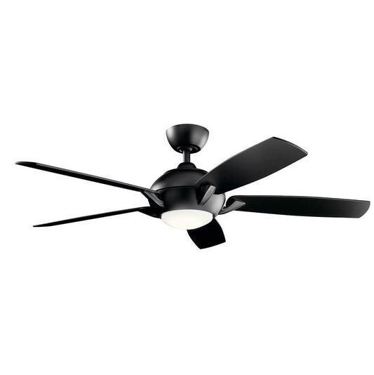 KICHLER 330001SBK Geno LED 3000K 54" Fan Satin Black