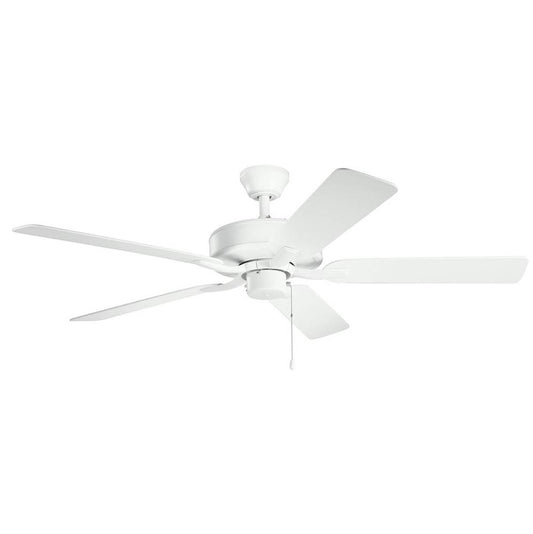 KICHLER 330015MWH 52" Basics Pro Patio Fan Matte White