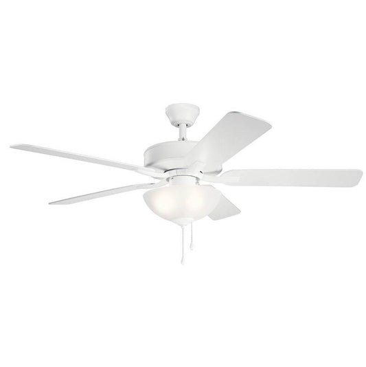 KICHLER 330017MWH 52" Basics Pro Select Fan Matte White