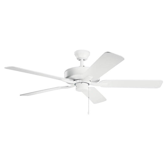 KICHLER 330018MWH 52" Basics Pro Fan Matte White