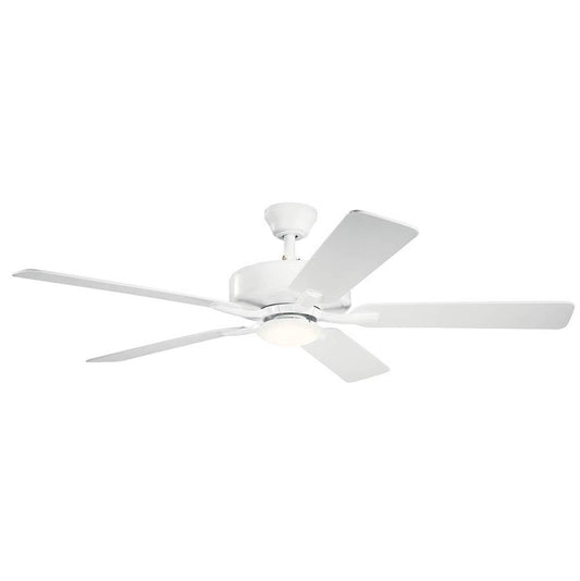 KICHLER 330019MWH 52" Basics Pro Designer LED Fan Matte White