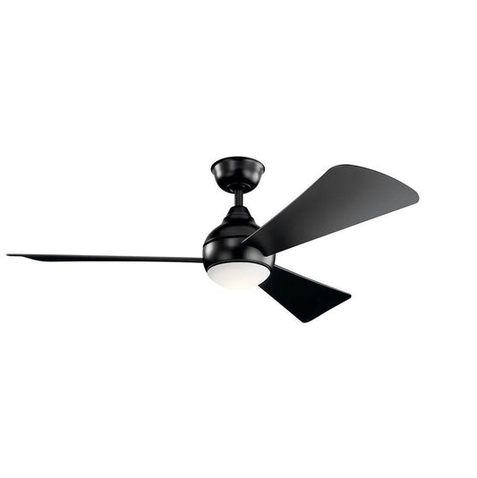 KICHLER 330152SBK Sola LED 3000K 54" Fan Satin Black