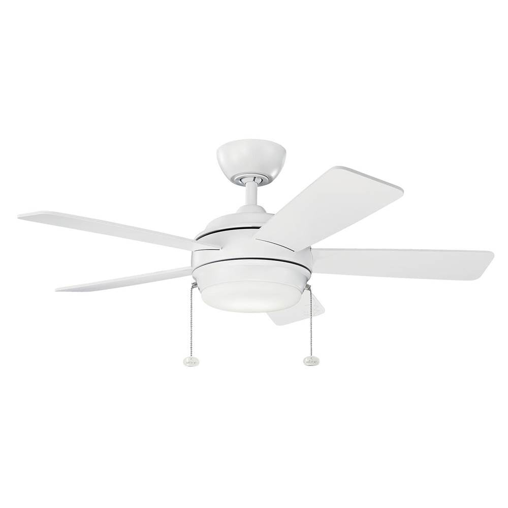 KICHLER 330171MWH Starkk LED 42" Fan Matte White