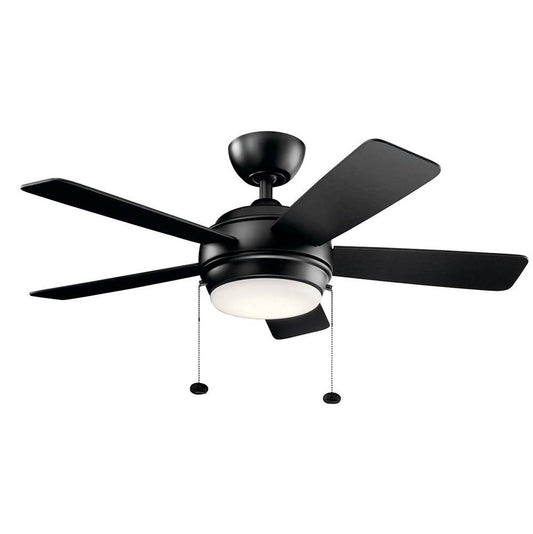 KICHLER 330171SBK Starkk LED 3000K 42" Fan Satin Black