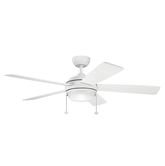 KICHLER 330174MWH Starkk LED 52" Fan Matte White