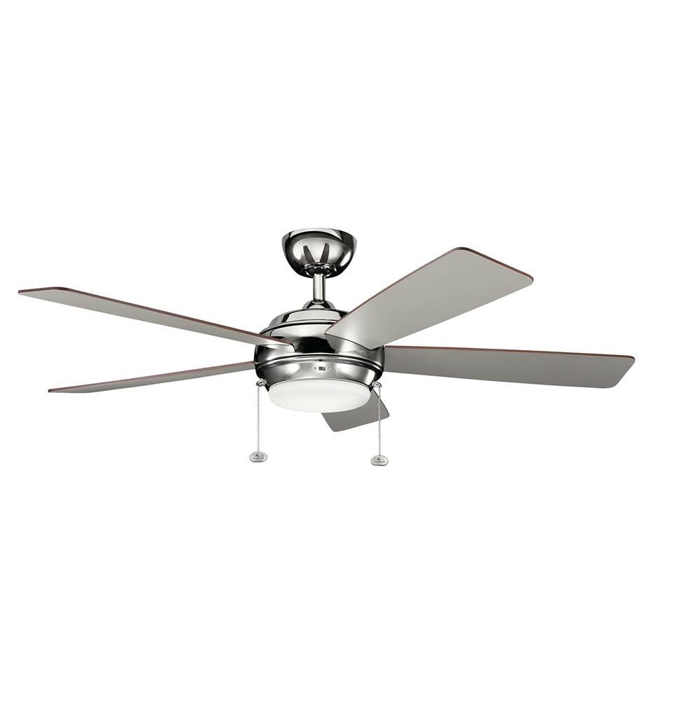 KICHLER 330174PN Starkk LED 52" Fan Polished Nickel