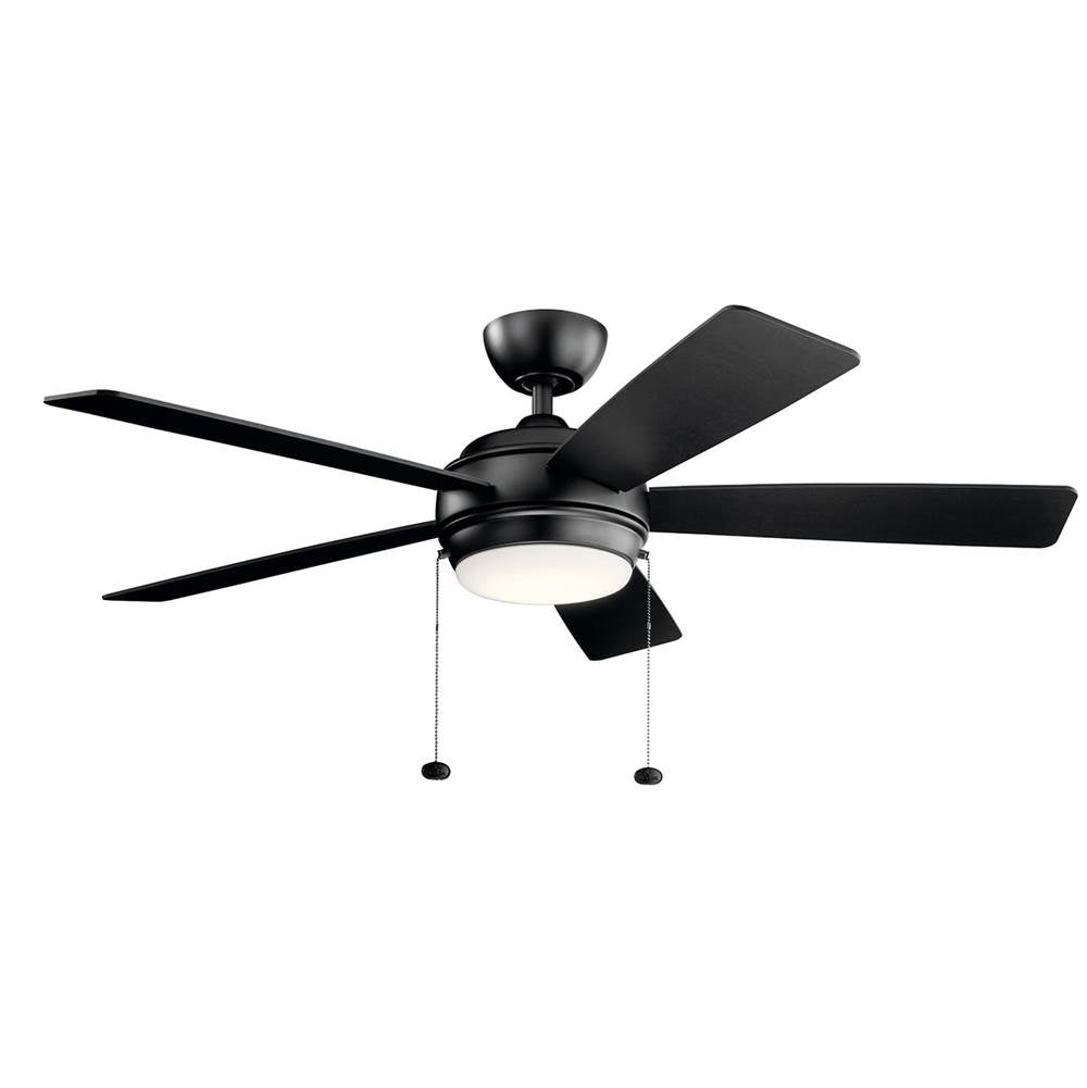 KICHLER 330174SBK Starkk LED 3000K 52" Fan Satin Black