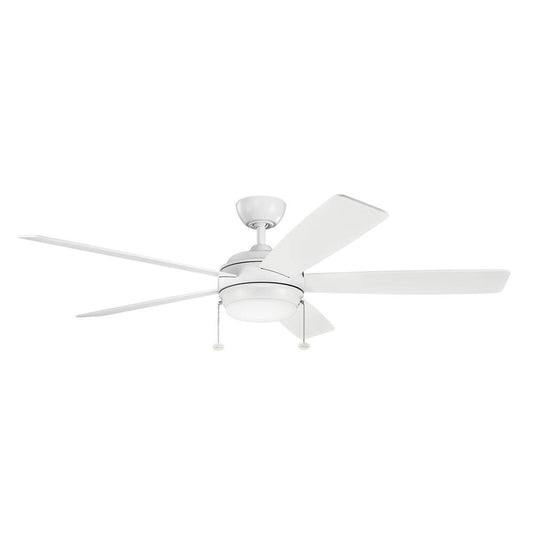 KICHLER 330180MWH Starkk LED 60" Fan Matte White