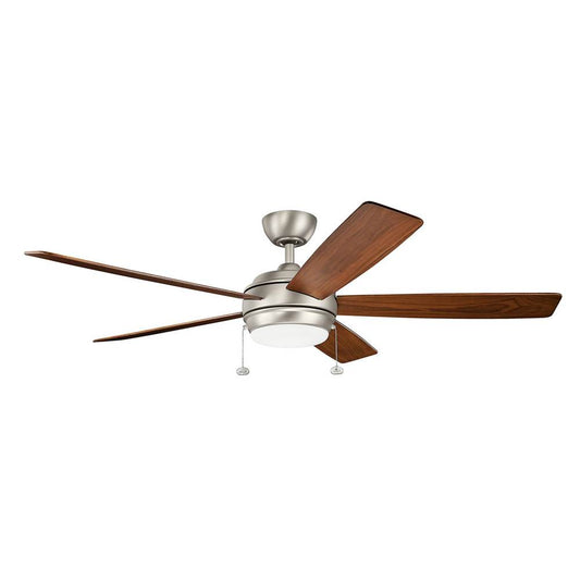 KICHLER 330180NI Starkk LED 60" Fan Brushed Nickel