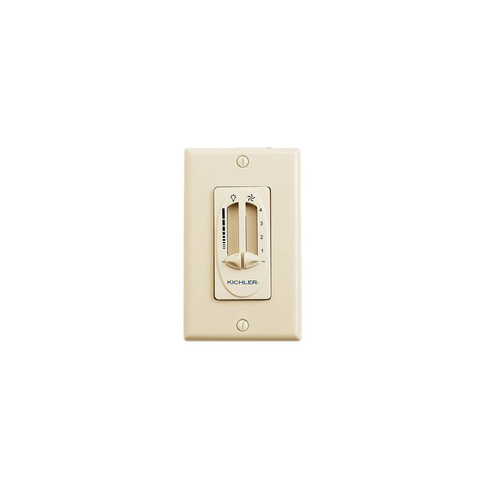 KICHLER 337010IV Dual Slide Control Fan and Light Ivory