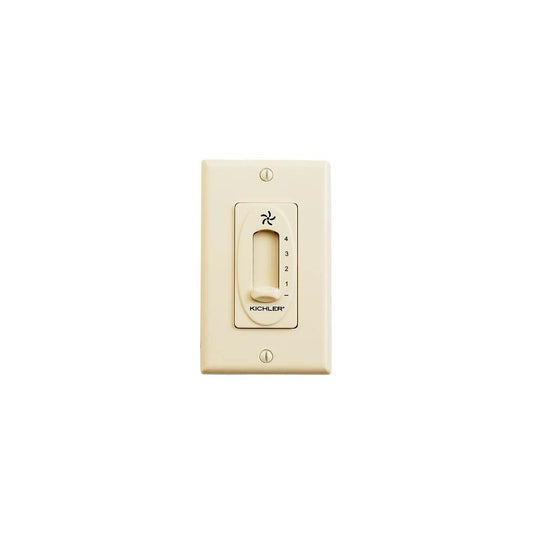 KICHLER 337012IV 4 Speed Fan Slide Control Ivory
