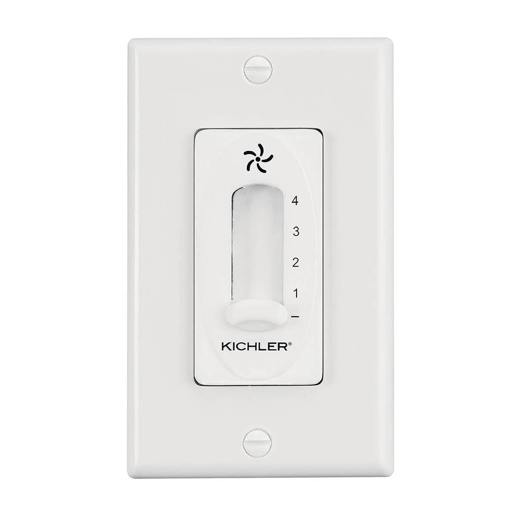 KICHLER 337012WH 4 Speed Fan Slide Control White