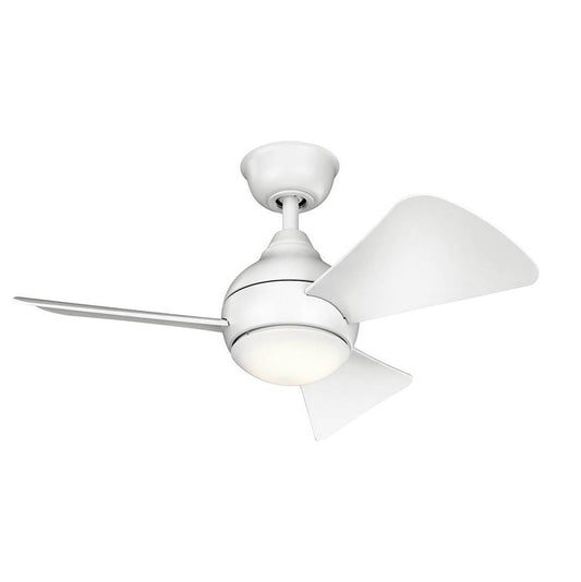 KICHLER 337033MWH Sola Downrod Hanger System Matte White