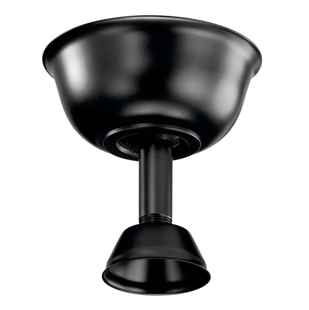 KICHLER 337033SBK Sola Downrod Hanger System Satin Black