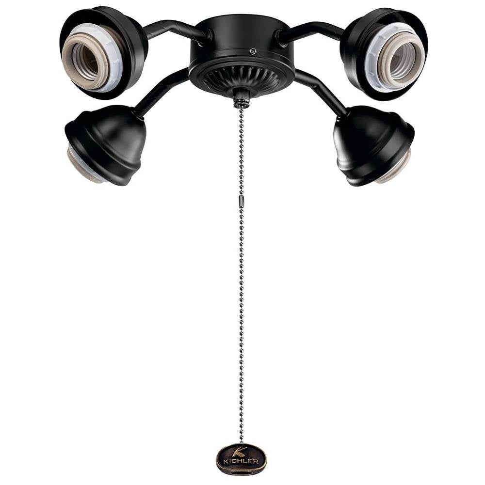 KICHLER 350015SNB 4 Light LED Bent Arm Fitter Satin Natural Bronze