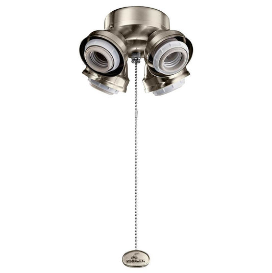 KICHLER 350210BSS 4 Light LED Turtle Fitter Brushed Stainless Steel