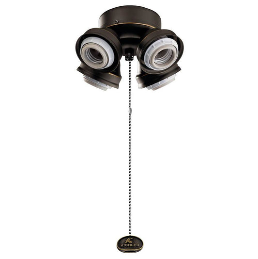KICHLER 350210OZ 4 Light LED Turtle Fitter Olde Bronze
