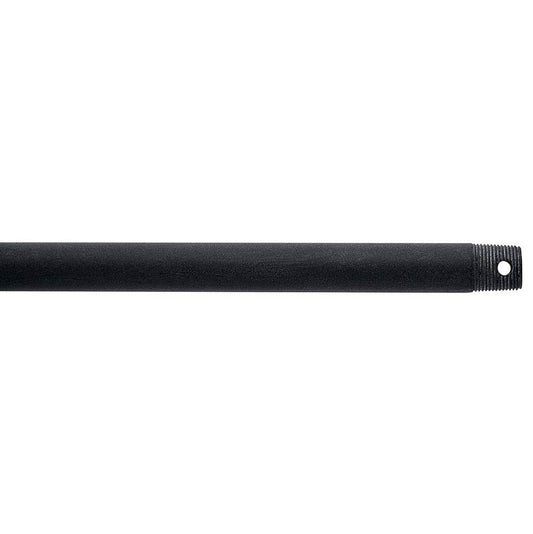 KICHLER 360000WZC Dual Threaded 12" Downrod Weathered Zinc