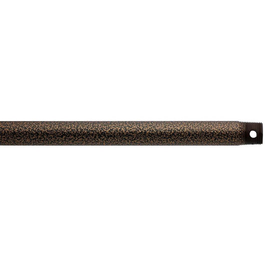 KICHLER 360002WCP Dual Threaded 24" Downrod Weathered Copper