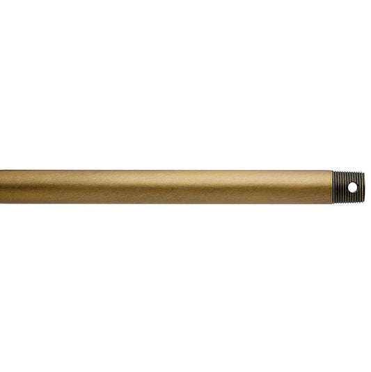 KICHLER 360003NBR Dual Threaded 36" Downrod Natural Brass