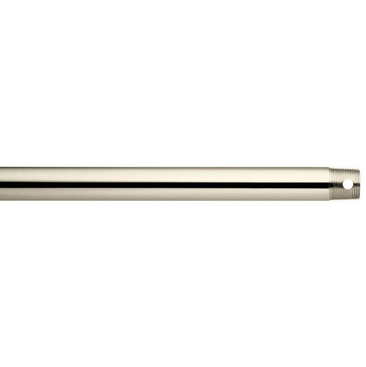 KICHLER 360003PN Dual Threaded 36" Downrod Polished Nickel