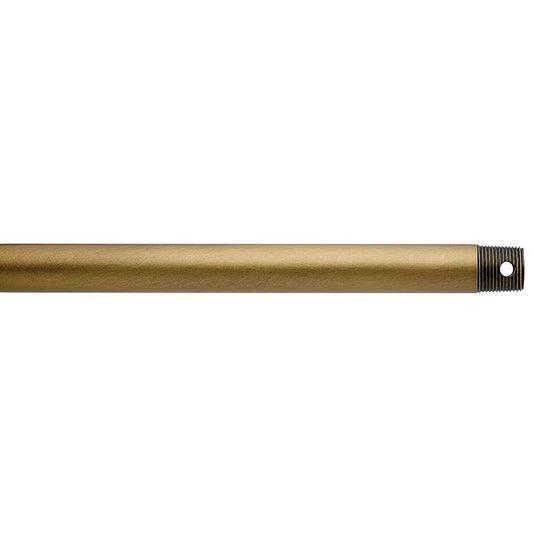 KICHLER 360006NBR Dual Threaded 72" Downrod Natural Brass
