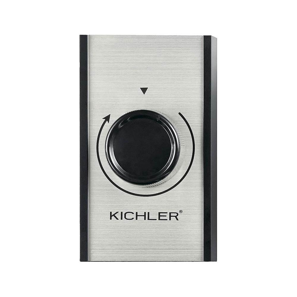 KICHLER 370040 4 Speed Wall Control Rotary 10 Amp Brushed Aluminum