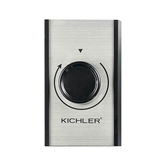 KICHLER 370040 4 Speed Wall Control Rotary 10 Amp Brushed Aluminum