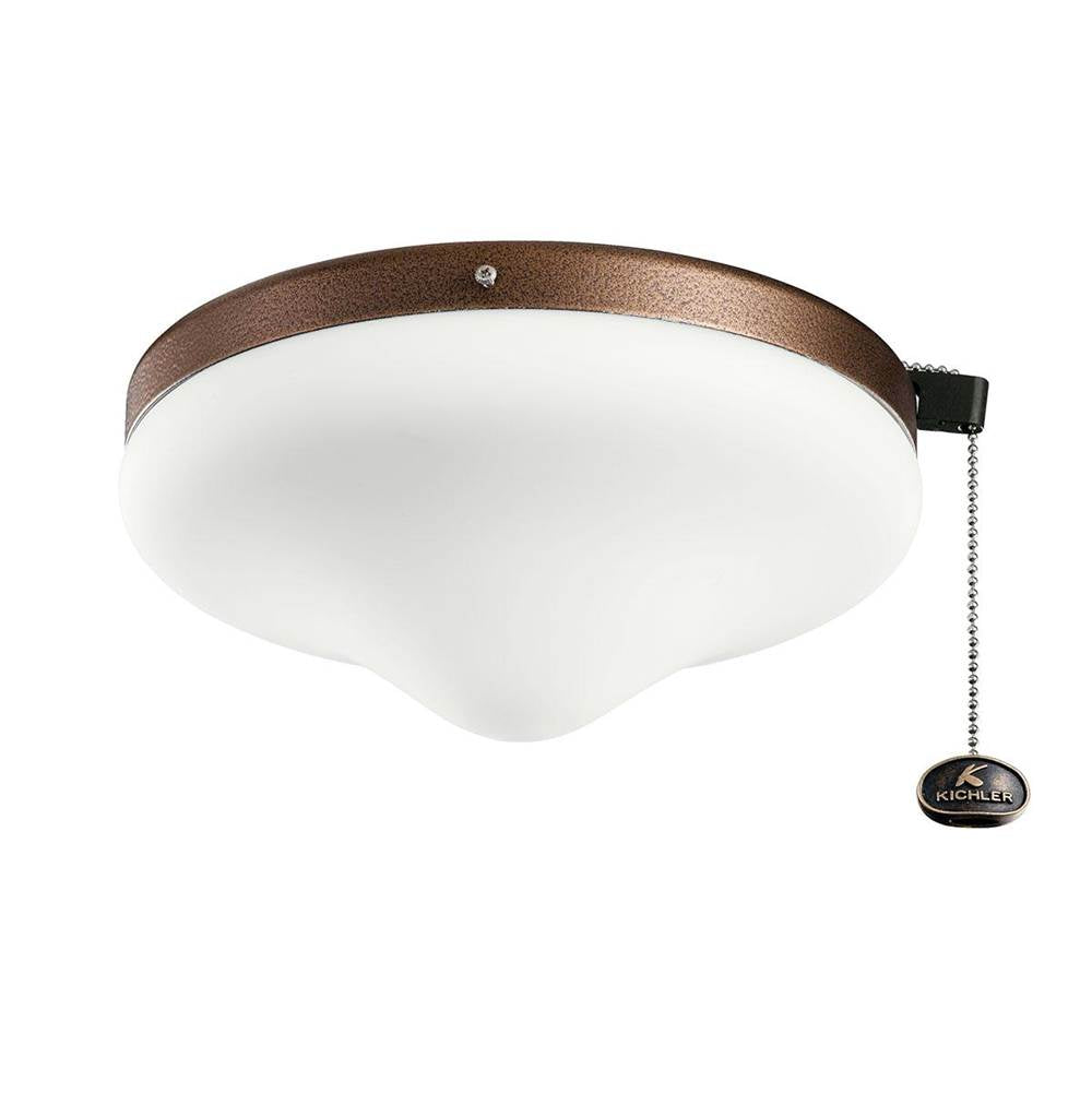 KICHLER 380010WCP LED Wet Light Kit Weathered Copper Powder Coat