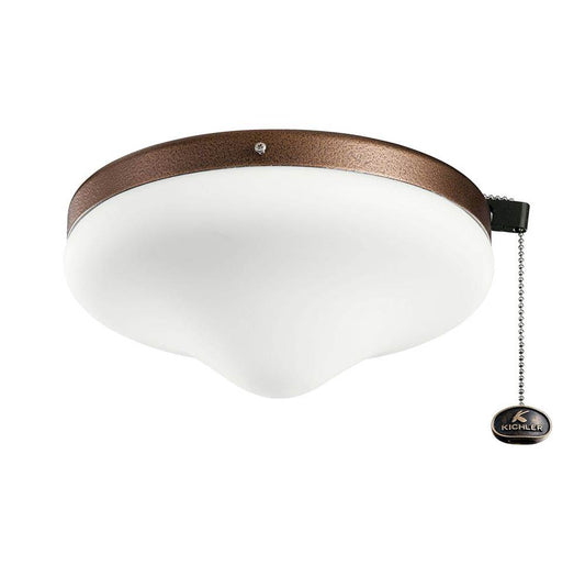 KICHLER 380010WCP LED Wet Light Kit Weathered Copper Powder Coat