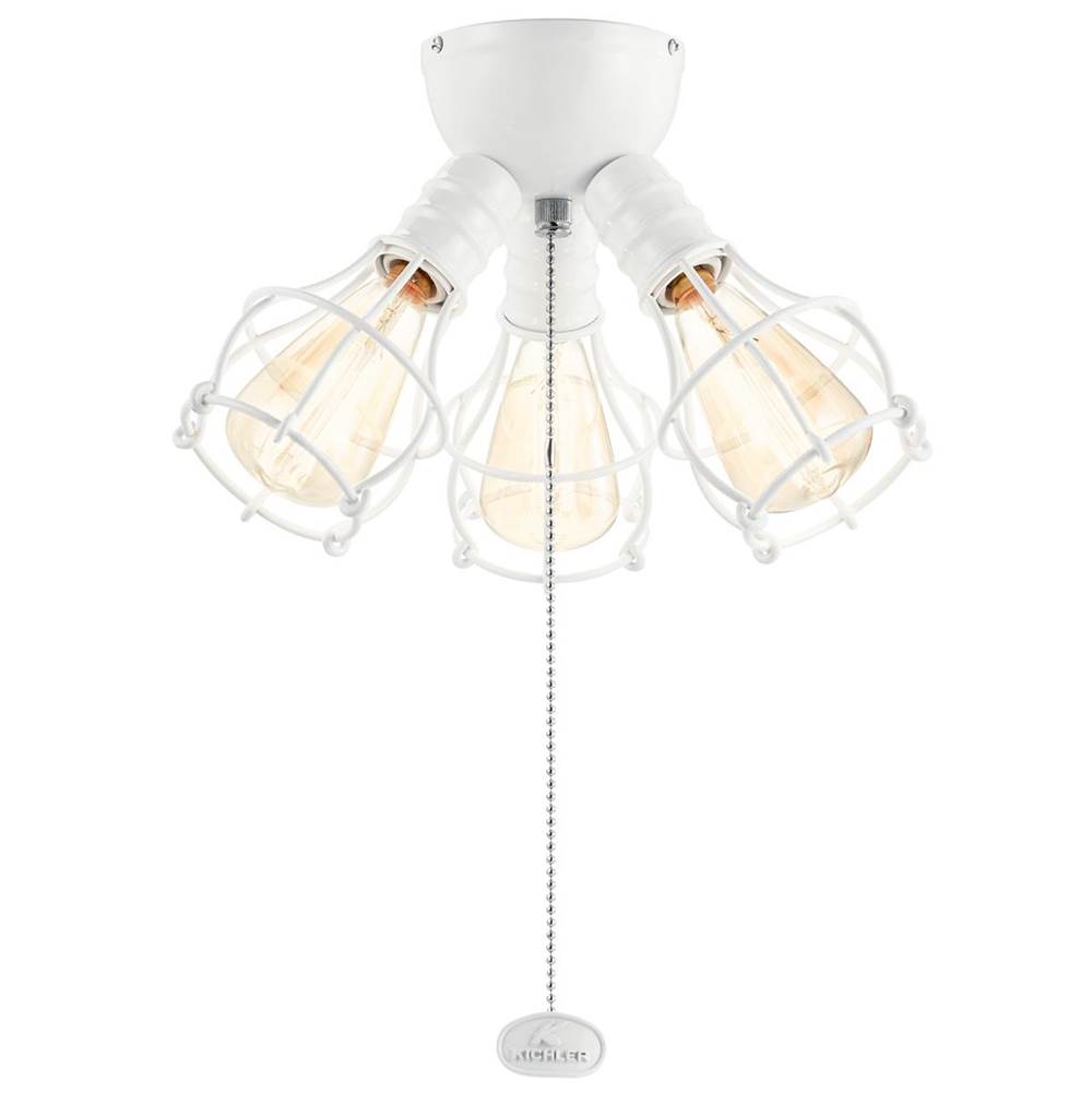 KICHLER 380041WH LED Industrial 3 Light Fixture White