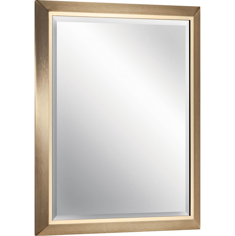 KICHLER 41011CPZ 24" Rectangular Mirror in Champagne Bronze