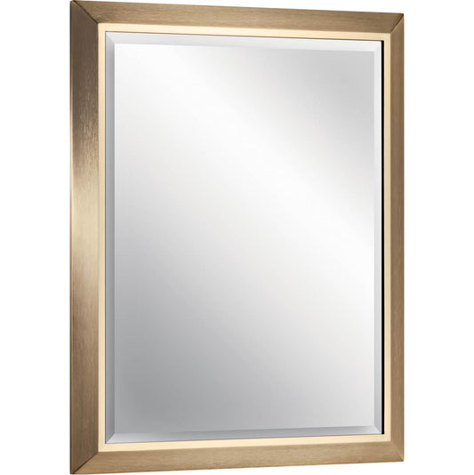 KICHLER 41011CPZ 24" Rectangular Mirror in Champagne Bronze
