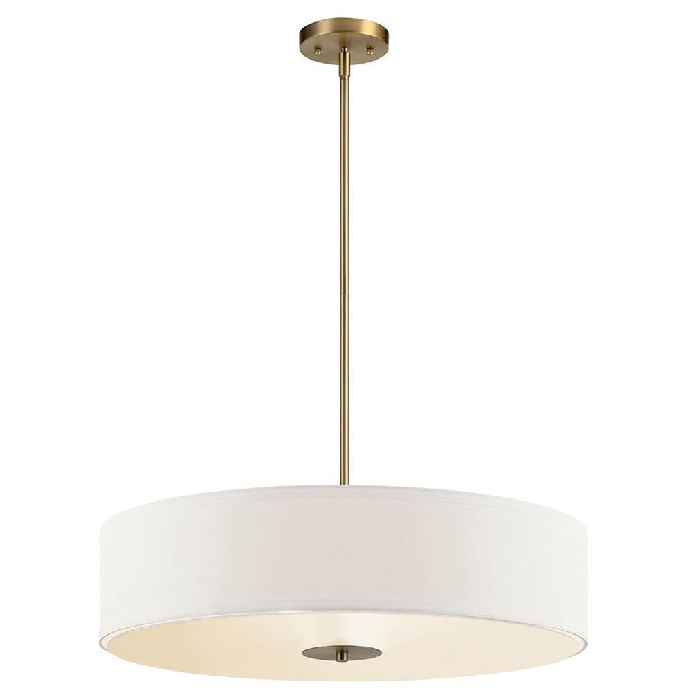 KICHLER 42122CLZ 24" 3 Light Convertible Pendant Classic Bronze