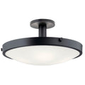 KICHLER 42246BK Lytham 4 Light Semi Flush Olde Bronze