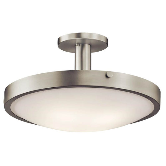 KICHLER 42246NI Lytham 4 Light Semi Flush Brushed Nickel