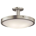 KICHLER 42246NI Lytham 4 Light Semi Flush Brushed Nickel