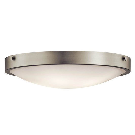 KICHLER 42276NI Lytham 4 Light Flush Mount Brushed Nickel