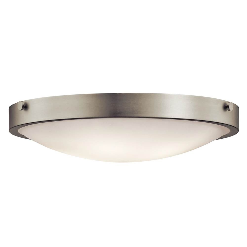 KICHLER 42276NI Lytham 4 Light Flush Mount Brushed Nickel