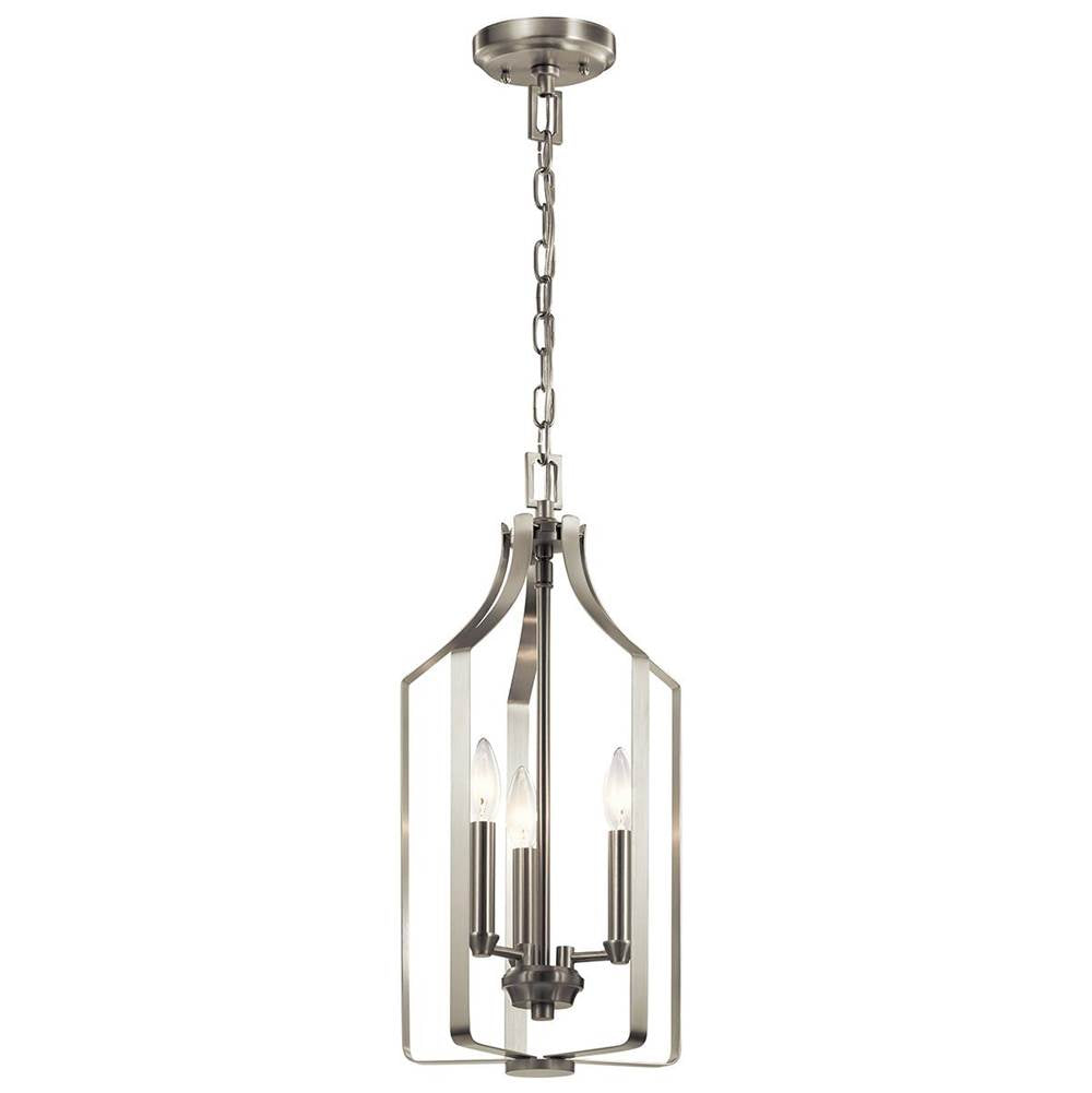 KICHLER 42499NI Morrigan 21" 3 Light Foyer Pendant Brushed Nickel