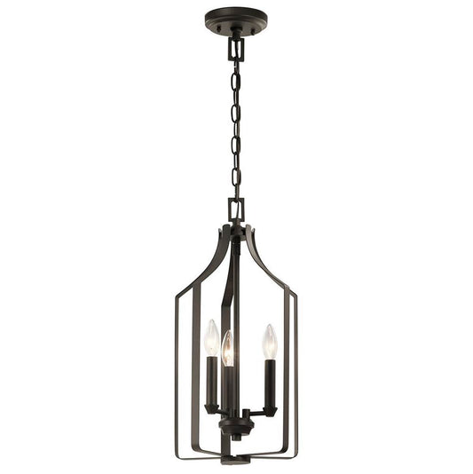 KICHLER 42499OZ Morrigan 21" 3 Light Foyer Pendant Olde Bronze