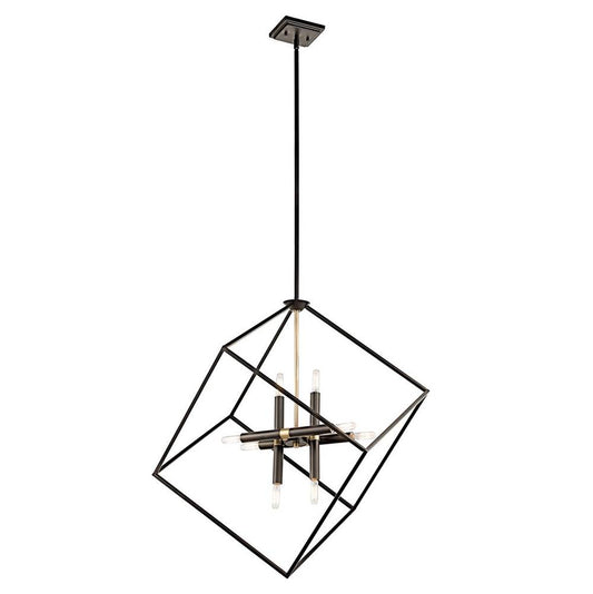 KICHLER 42526OZ Cartone 31.25" 8 Light Pendant with Olde Bronze