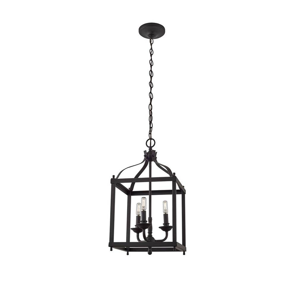 KICHLER 42566OZ Larkin 22.25" 3 Light Pendant in Olde Bronze