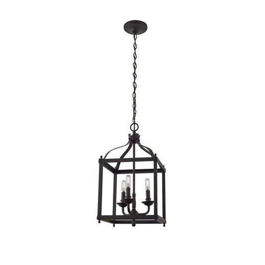 KICHLER 42566OZ Larkin 22.25" 3 Light Pendant in Olde Bronze