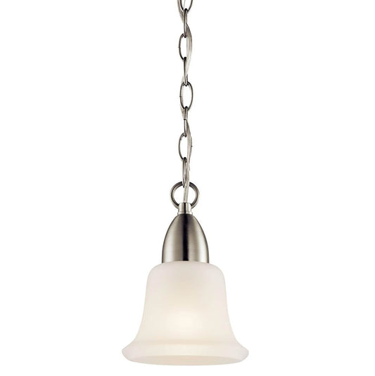 KICHLER 42880NI Nicholson 1 Light Mini Pendant Brushed Nickel