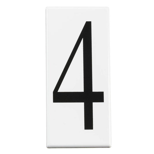 KICHLER 4304 Address Light Number 4 Panel White