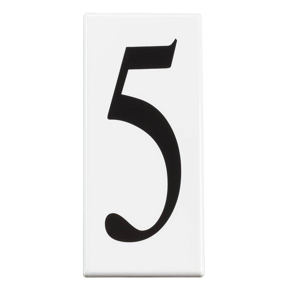 KICHLER 4305 Address Light Number 5 Panel White