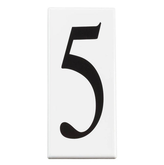 KICHLER 4305 Address Light Number 5 Panel White