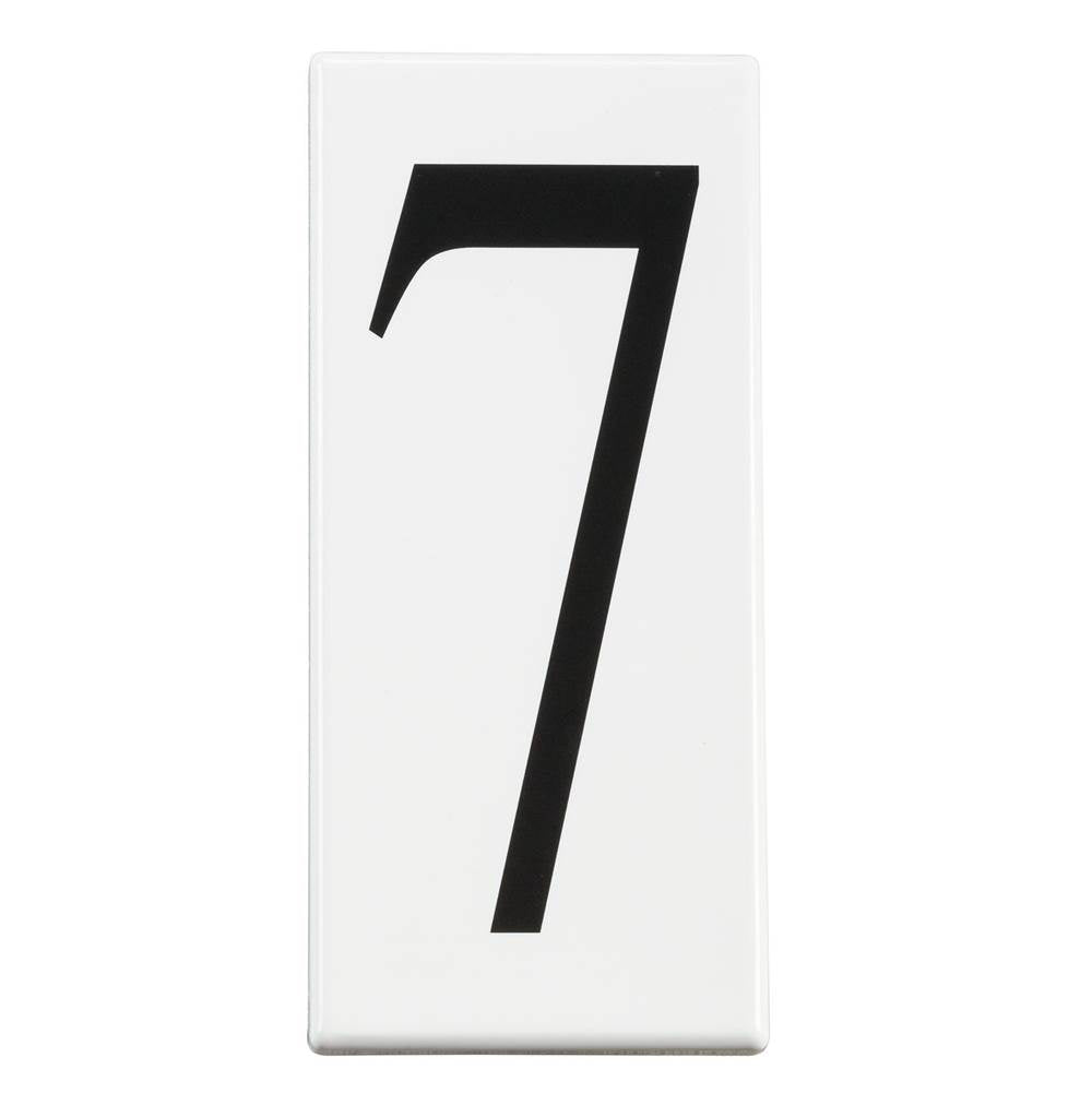 KICHLER 4307 Address Light Number 7 Panel White